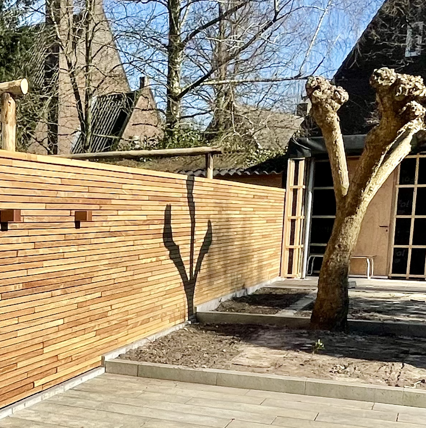 Rhombus Sichtschutzzaun