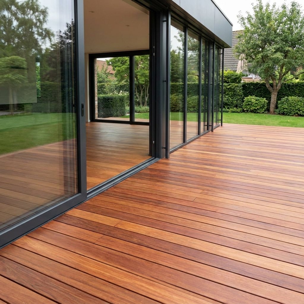 Terrassendielen mit Clips verlegen: Anleitung in 6 Schritten Terrassendielen mit Clips verlegen auf einer stabilen Unterkonstruktion im Garten