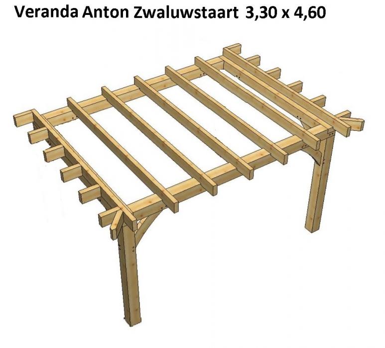 Anton Veranda mit zwaluwstraat