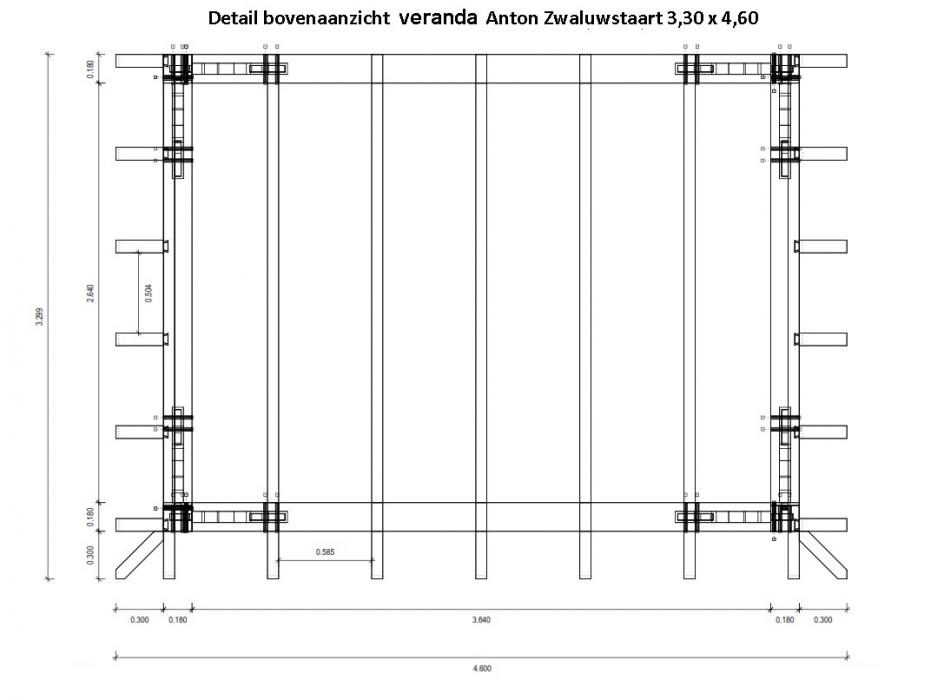 Detail Draufsicht anton Veranda