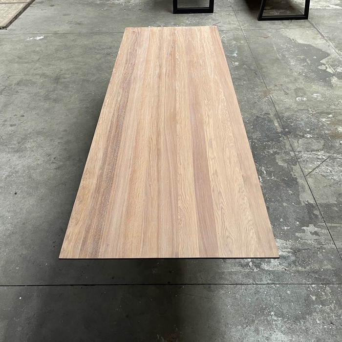 Eichenholztisch - gerades Modell - 1,00 m1 breit