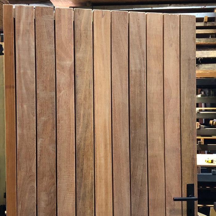 Breites Ipé Lamellentor 9 cm