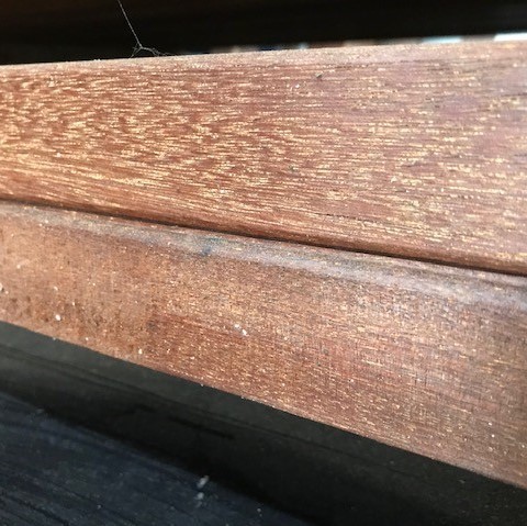 Gehobelte Unterkonstruktionsbalken aus Angelim Vermelho Hartholz für langlebige Terrassen