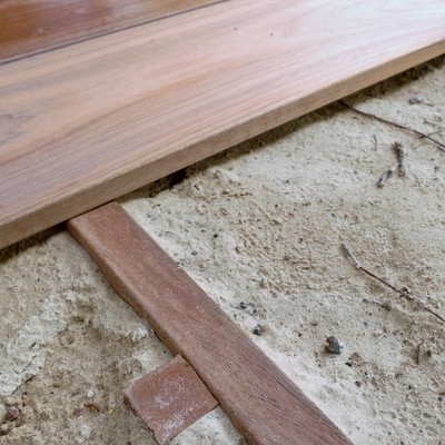 Ipe Dielen für Terrasse lange Länge mit unsichbarer Verschraubung.