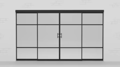 Schiebetür mit Laufschiene