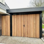 Doppeltes IPE-Gartentor 