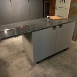 Grau Stahl Outdoor-Küche 1,70 cm Länge