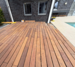 Hartholz terrassendielen Ipé mit clips