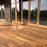 Ipe terrassendielen mit nut und feder 21x14cm
