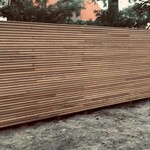 ipe tripple modern zaun