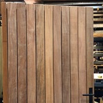 Breites Ipé Lamellentor 9 cm