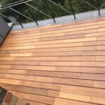 Terrassendielen aus Ipe-Hartholz auch mit Nut und Feder zum Aufstecken und unsichtbaren Verschrauben