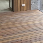 Terrassendielen aus IPE-WOOD in 50 mm Breite